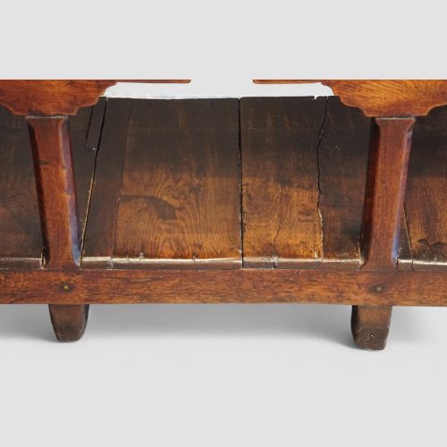 fig 1. Antique Oak Pot Board Dresser Base