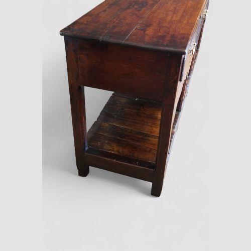 fig 6. Antique Oak Pot Board Dresser Base