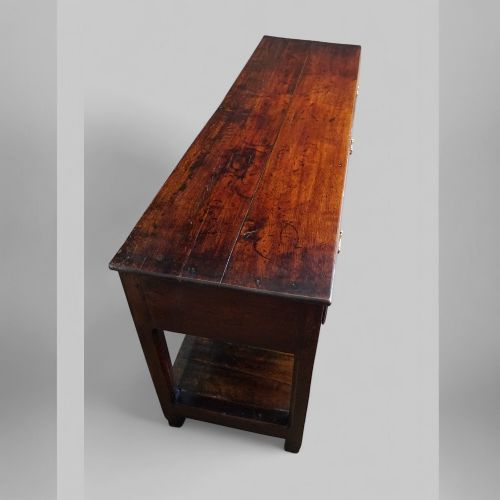 fig 8. Antique Oak Pot Board Dresser Base