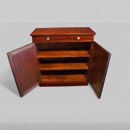 fig 2. Antique mahogany side cabinet