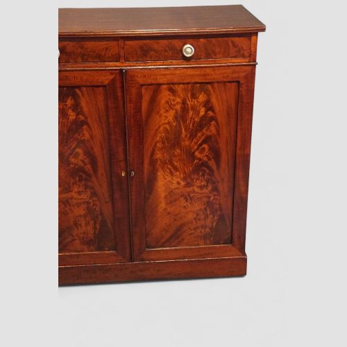 fig 3. Antique mahogany side cabinet