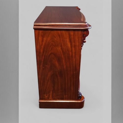 fig 7. Victorian mahogany bow fronted chiffonier