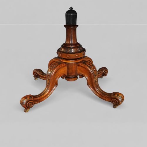 fig 2. Victorian inlaid walnut centre table