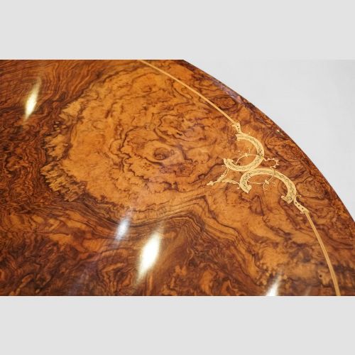 fig 3. Victorian inlaid walnut centre table