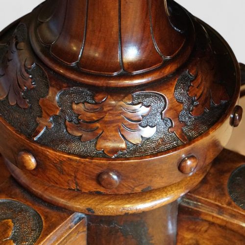fig 4. Victorian inlaid walnut centre table
