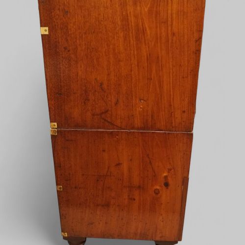 fig 4. Victorian teak brass bound military chest
