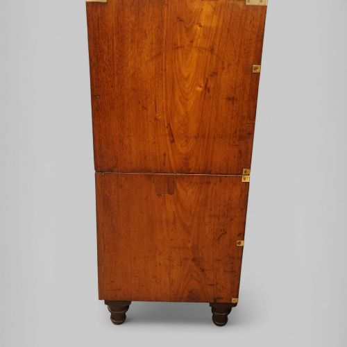 fig 8. Victorian teak brass bound military chest