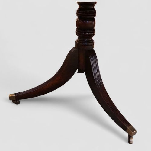 fig 3. Georgian style mahogany twin pedestal dining table