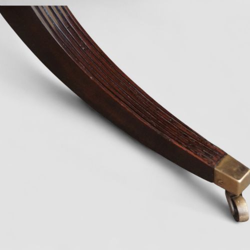 fig 4. Georgian style mahogany twin pedestal dining table