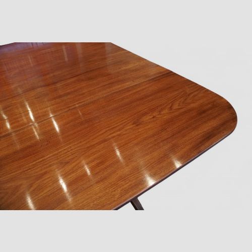 fig 5. Georgian style mahogany twin pedestal dining table