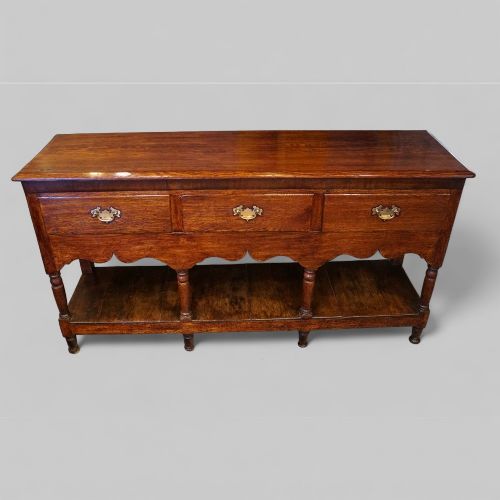 19th Century Oak Pot Board Dresser Base