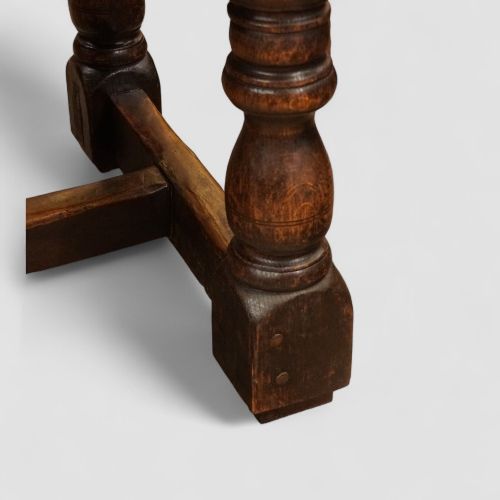 fig 2. Large antique oak refectory table