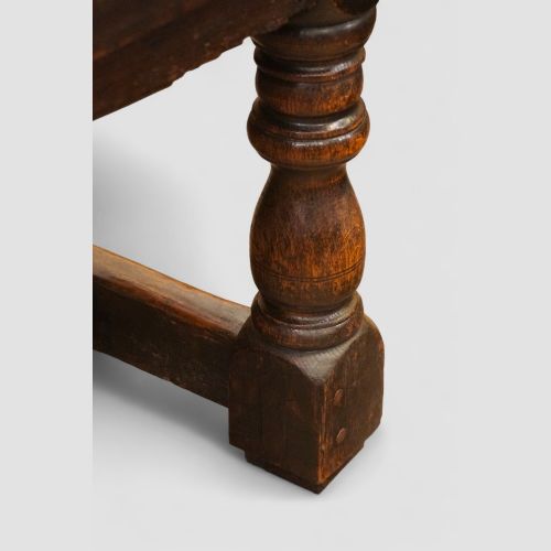 fig 3. Large antique oak refectory table