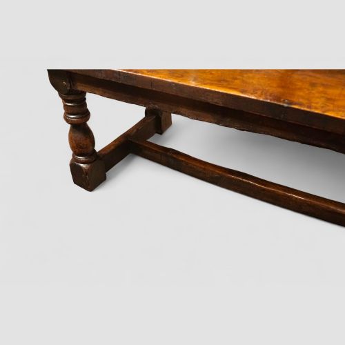 fig 4. Large antique oak refectory table