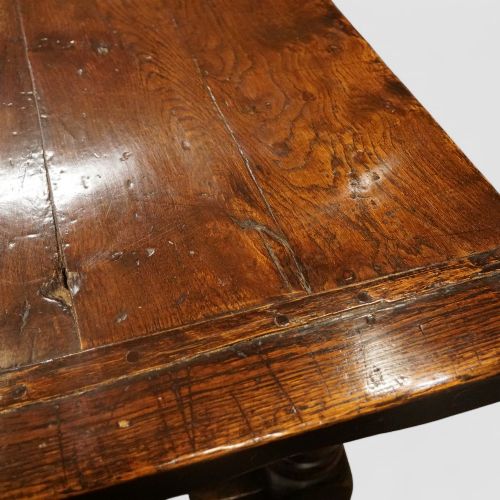 fig 7. Large antique oak refectory table