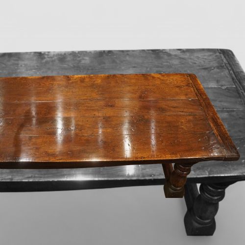 fig 8. Large antique oak refectory table