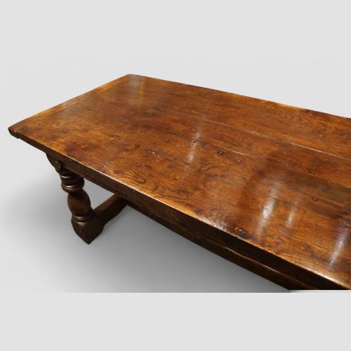 fig 9. Large antique oak refectory table