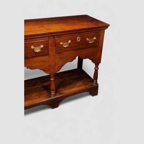 fig 5. Antique Oak Dresser Base with Pot Board