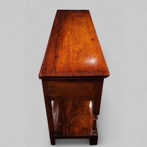 fig 6. Antique Oak Dresser Base with Pot Board