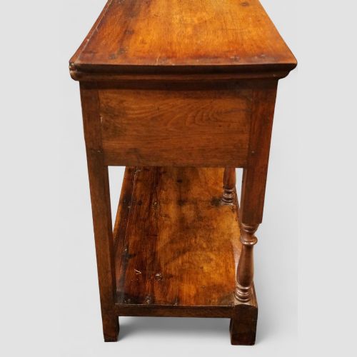 fig 7. Antique Oak Dresser Base with Pot Board