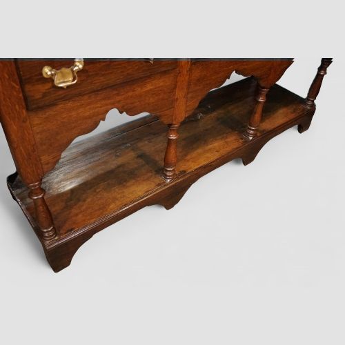 fig 8. Antique Oak Dresser Base with Pot Board