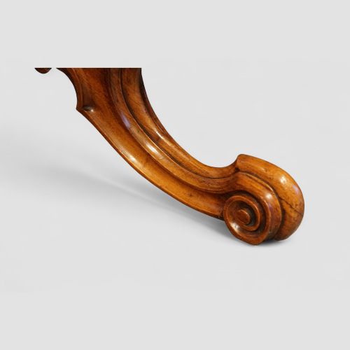 fig 4. Victorian burr walnut oval coffee table
