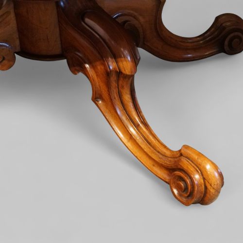 fig 5. Victorian burr walnut oval coffee table