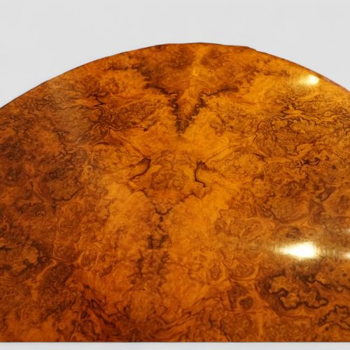 fig 7. Victorian burr walnut oval coffee table