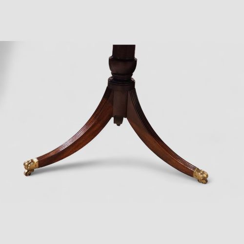 fig 3. Large George V mahogany 3-pillar dining table 368cms long