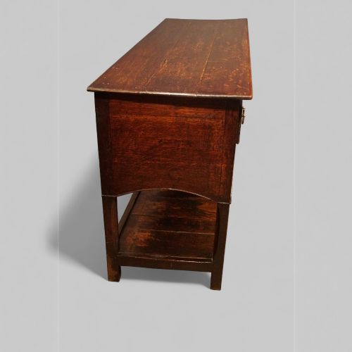 fig 5. Antique Oak Dresser base with pot board