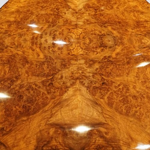 fig 2. Victorian burr walnut oval coffee table