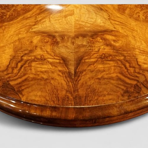 fig 3. Victorian burr walnut oval coffee table