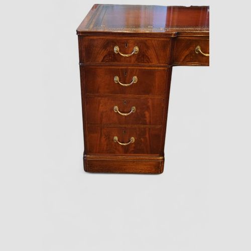 fig 10. Edwardian mahogany partners desk