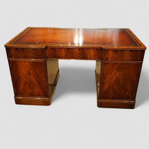 fig 11. Edwardian mahogany partners desk