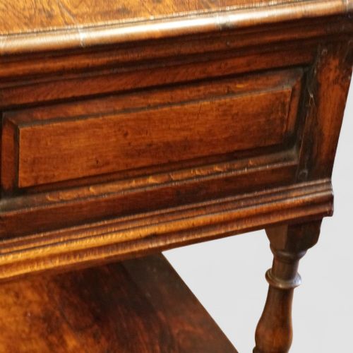 fig 3. 18th century oak pot board dresser base