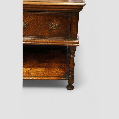 fig 10. 18th century oak pot board dresser base