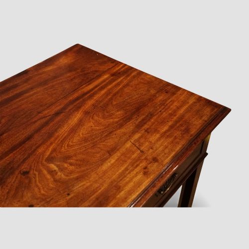 fig 3. George III mahogany side table