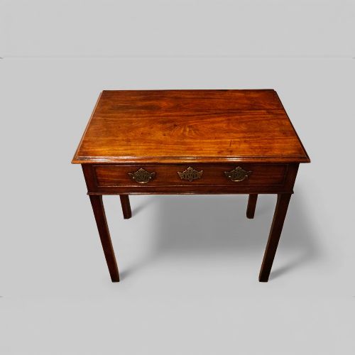 fig 6. George III mahogany side table
