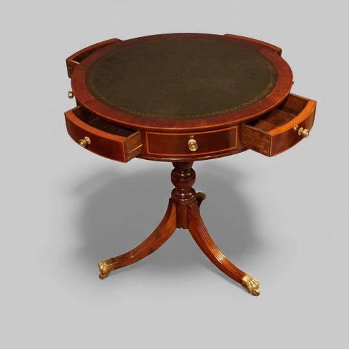 fig 2. Small mahogany drum table