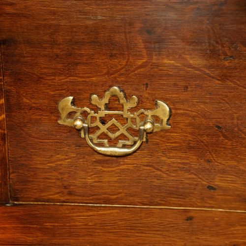 fig 1. Antique oak cabriole leg dresser base