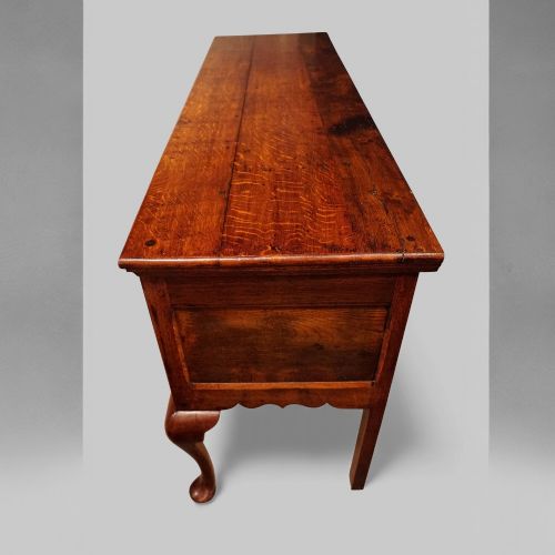 fig 3. Antique oak cabriole leg dresser base