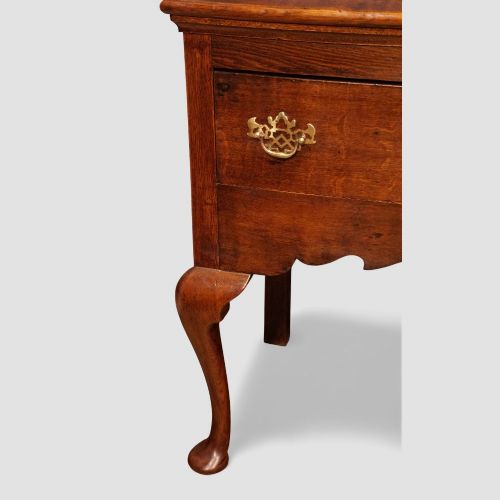 fig 4. Antique oak cabriole leg dresser base