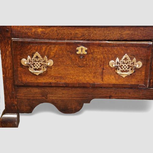 fig 1. Antique Oak Small Dresser Base