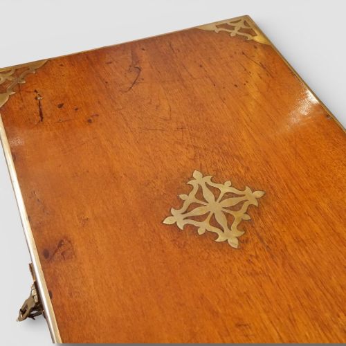 fig 6. 19th-century teak campaign trunk