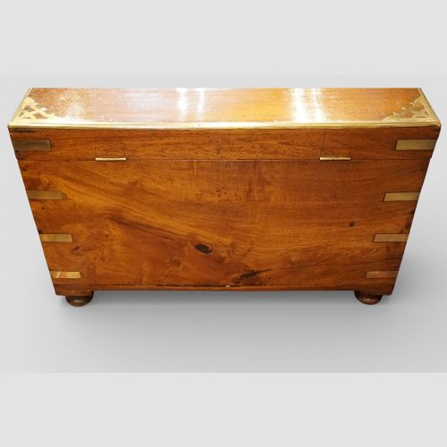 fig 8. 19th-century teak campaign trunk