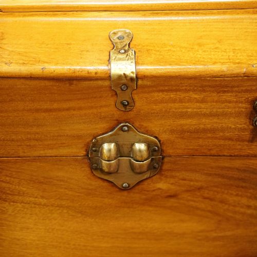 fig 2. George V Camphor Wood Brass Bound Campaign Chest