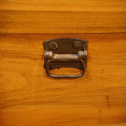 fig 3. George V Camphor Wood Brass Bound Campaign Chest
