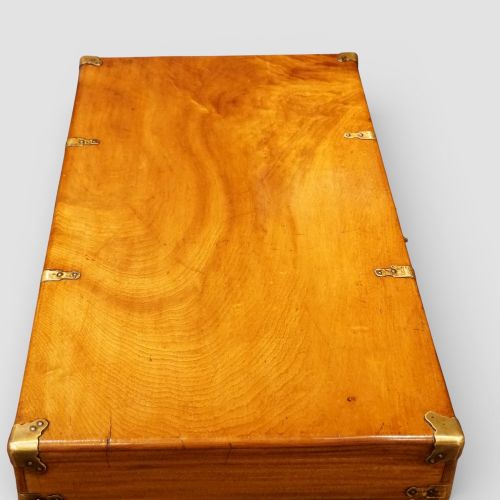 fig 4. George V Camphor Wood Brass Bound Campaign Chest