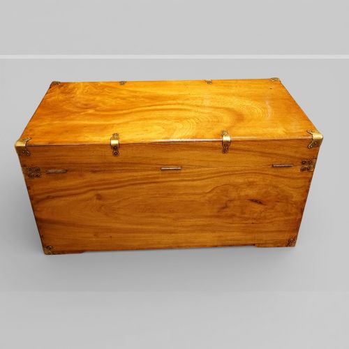 fig 7. George V Camphor Wood Brass Bound Campaign Chest
