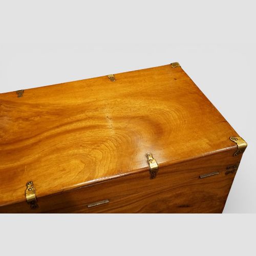 fig 8. George V Camphor Wood Brass Bound Campaign Chest